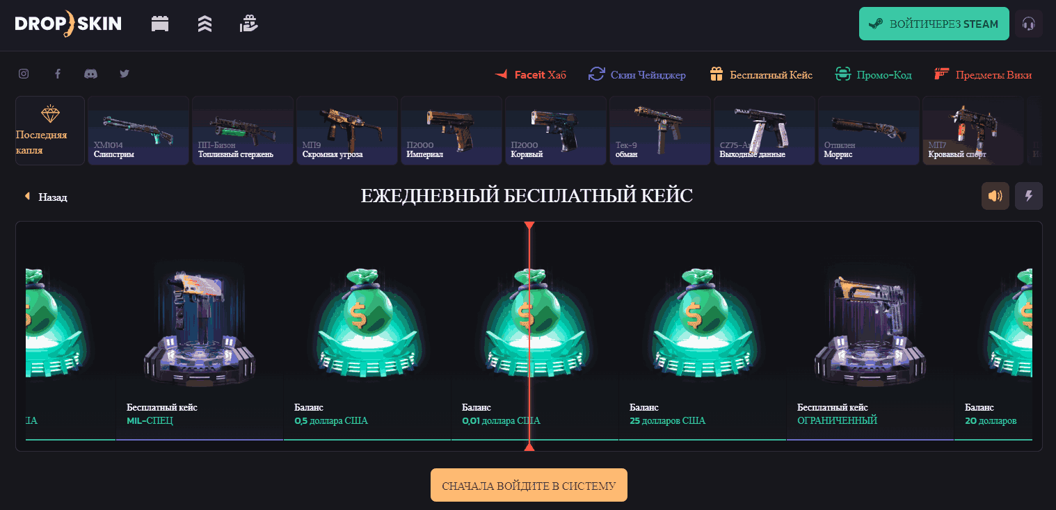 Бонусы от сайта DRIP