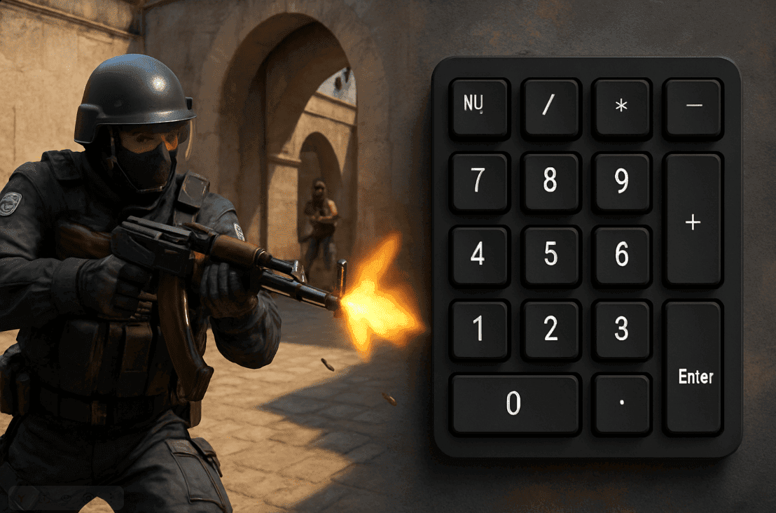 Jak zbindować NUMPAD w CS2
